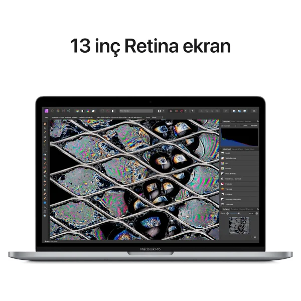 MacBook Pro M2 8 GB 512 GB SSD 13.3" Mnej3tu/A Uzay Grisi - Görsel 4