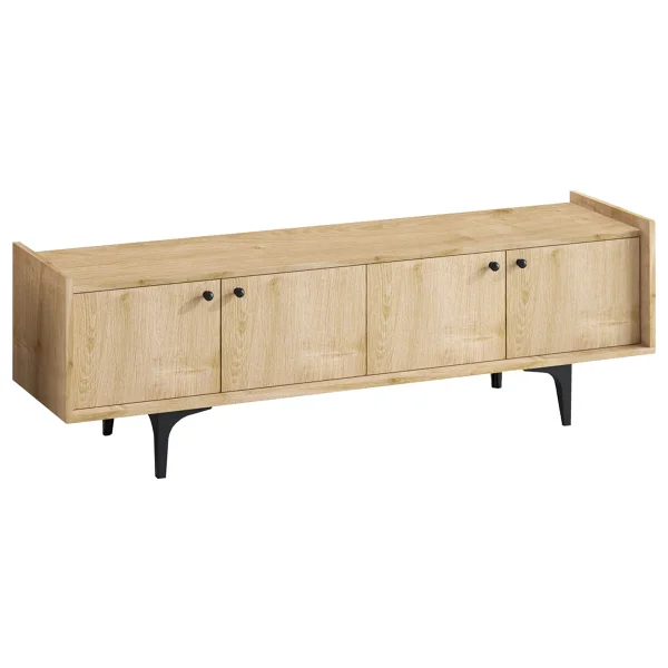 Decormet Chow TV Sehpası Dec0044 - Meşe - Görsel 2