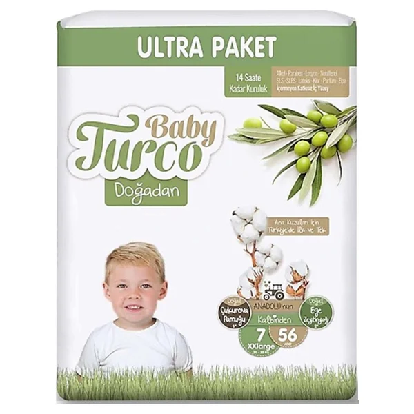 Baby Turco Doğadan 5 Numara Junior 80'li Bebek Bezi - Görsel 4