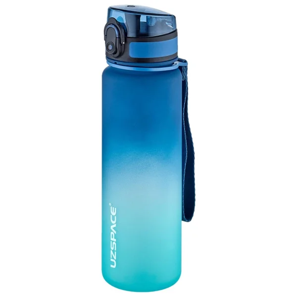 Uzspace 3026-4 Çift Renk Mavi-Yeşil 500 Ml Motivasyon Matarası - Görsel 9