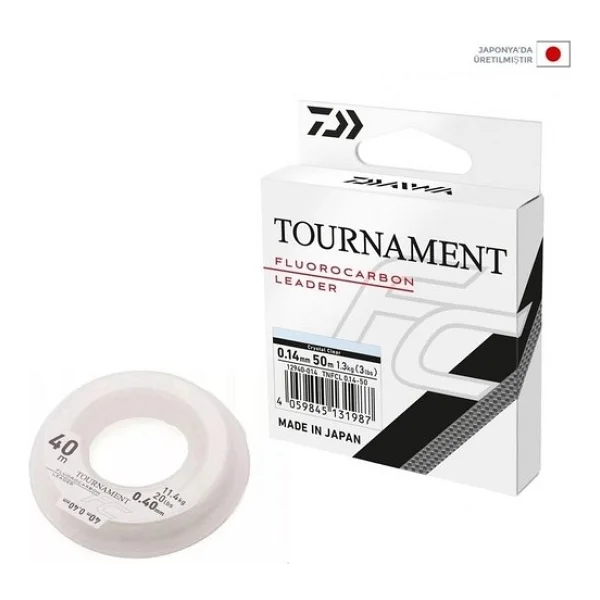 Daiwa Tournament 50 M 0.40 Mm 11.4 Kg Fluorocarbon Misina - Görsel 2