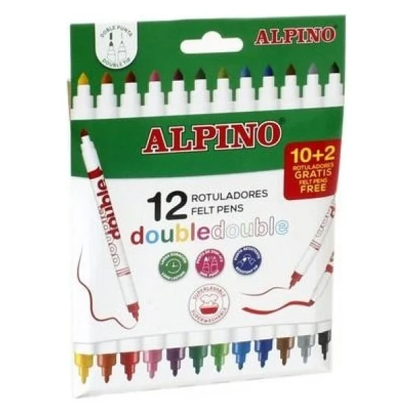 Alpino Keçeli Kalem 12 Li Double AR2013 Alpıno - Görsel 2