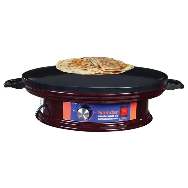 Şamdan Termostatlı Katmer Ekmek Gözleme Yufka Sacı - Görsel 2