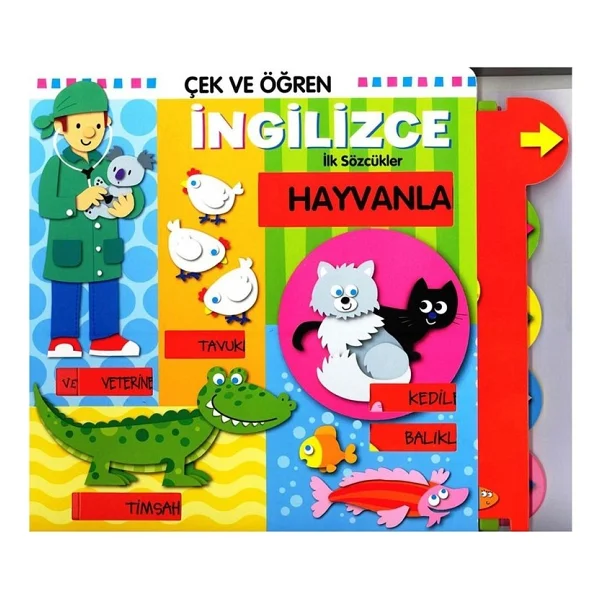 Çiçek Yayınları Çek Ve Öğren Hayvanlar - Görsel 2
