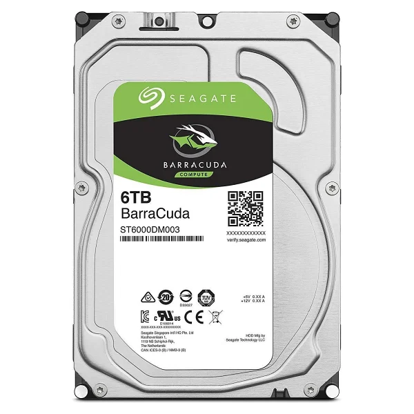 Seagate BarraCuda ST6000DM003 SATA 3.0 5400 RPM 3.5" 6 TB Harddisk - Görsel 3
