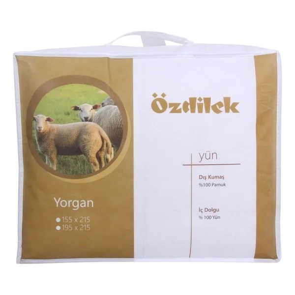 Özdilek 195x215 Cm Yün Çift Kişilik Yorgan - Görsel 6