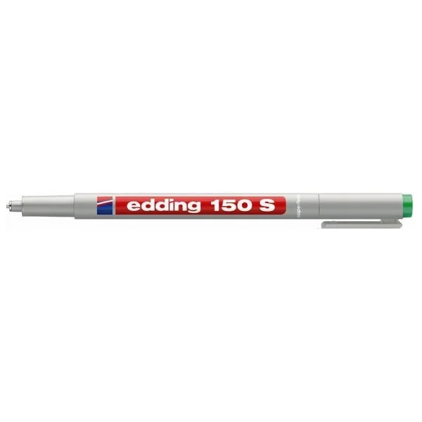 Edding 150 S Çok Amaçlı Silinebilir Asetat Kalemi Yeşil - Görsel 2