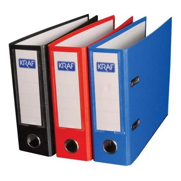 Kraf 1035 Geniş Telgraf Klasörü Kırmızı - Görsel 2