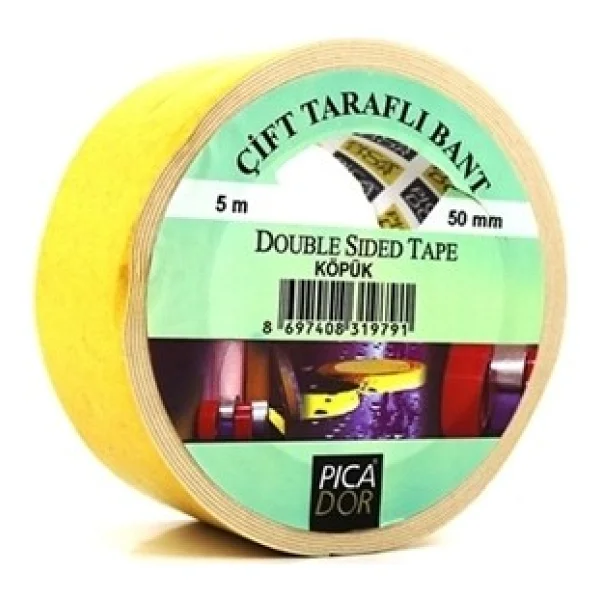 Picador 50 Mm X 5 Mt Köpük Çift Taraflı Bant - Görsel 2