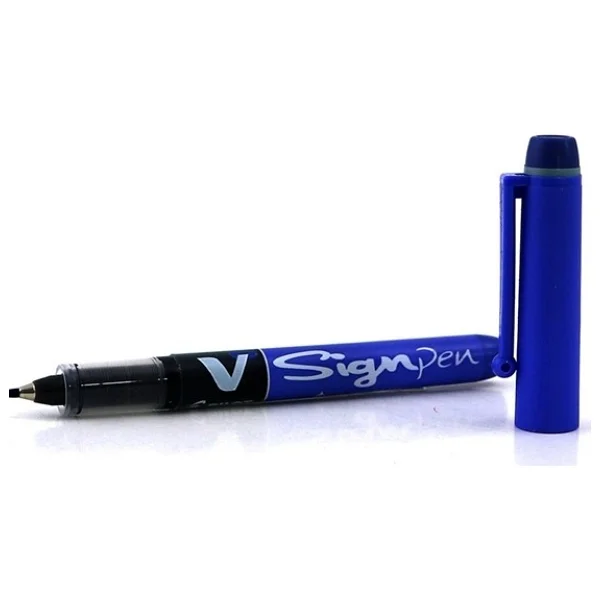 Pilot V-Signpen 2.0 Mm Mavi İmza Kalemi - Görsel 2