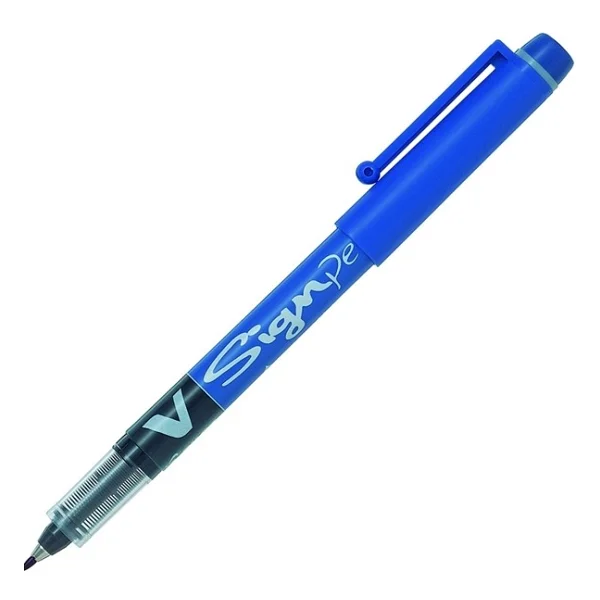 Pilot V-Signpen 2.0 Mm Mavi İmza Kalemi - Görsel 3