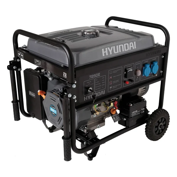 Hyundai Hhy7250e 7.5 Kva İpli/Marşlı Benzinli Jeneratör - Görsel 3