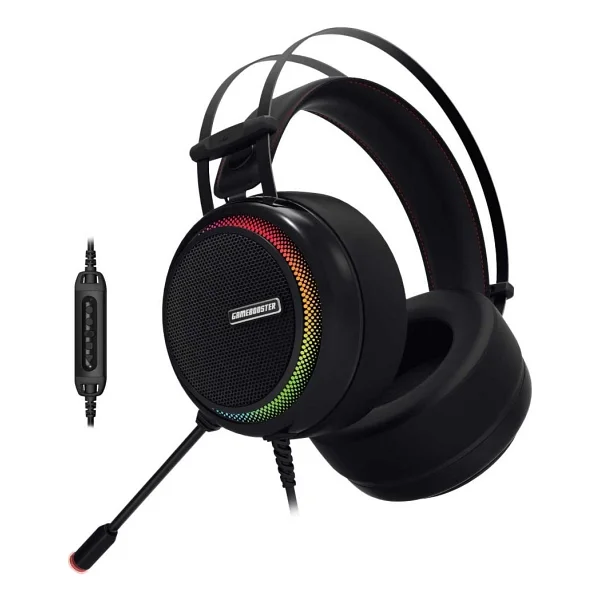 Gamebooster Ghost Shark Rainbow RGB 7.1 GB-H8 Kablolu Mikrofonlu Kulak Üstü Oyuncu Kulaklığı - Görsel 10