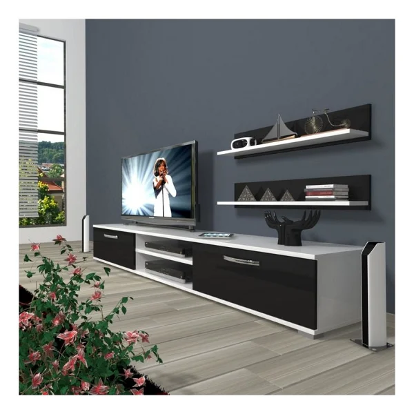 Decoraktiv Eko 4 Mdf DVD Retro TV Ünitesi - Görsel 2