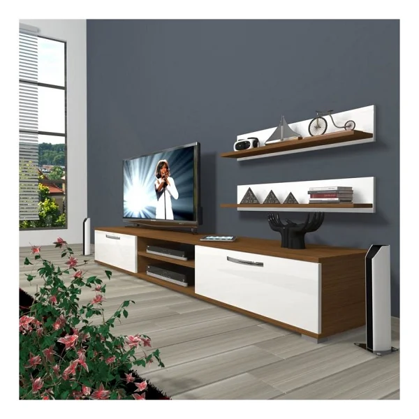 Decoraktiv Eko 4 Mdf DVD Retro TV Ünitesi - Görsel 6
