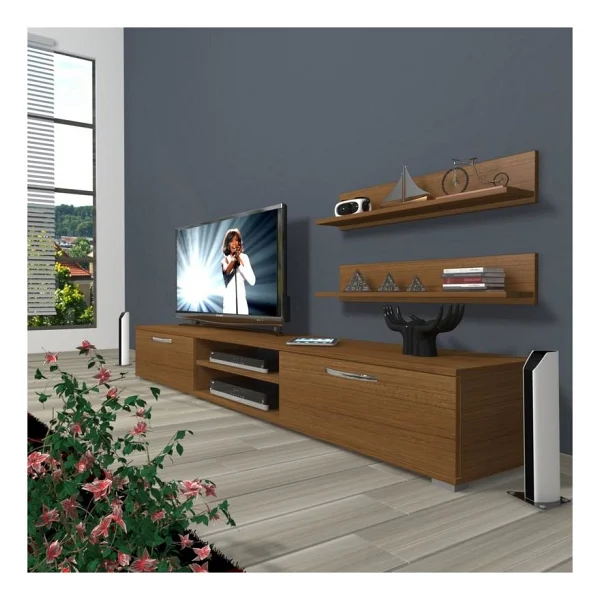 Decoraktiv Eko 4 Mdf DVD Retro TV Ünitesi - Görsel 5