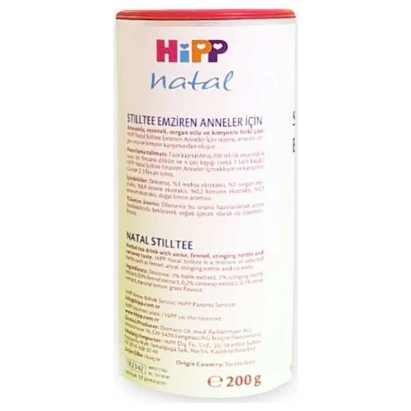 Hipp Natal Stilltee Emziren Anneler İçin Bitki Çayı 200 Gr - Görsel 3