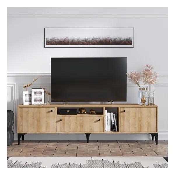 Decormet Penny Tv Sehpası Safir Meşe -DEC-20049 - Renkli - Görsel 4