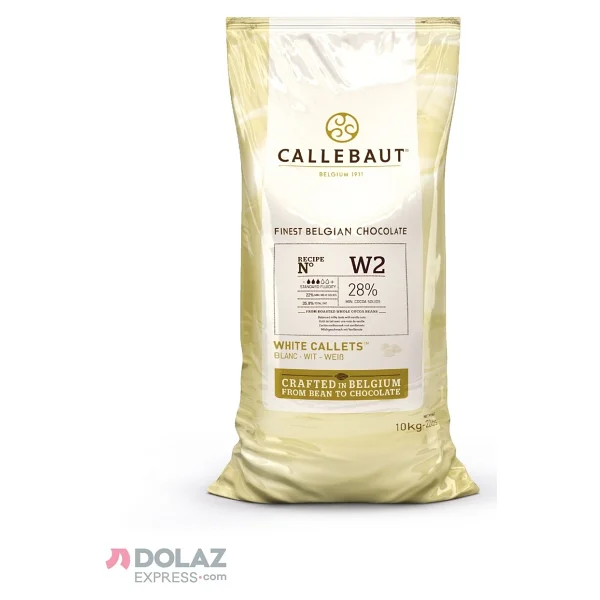 Callebaut Beyaz Damla Çikolata 10 Kg - Görsel 2