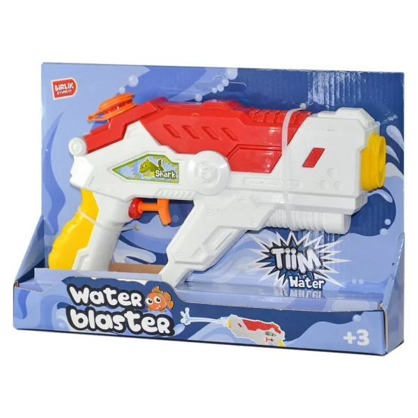 Birlik Oyuncak Birlik Timm Water Blaster Shark Su Tabancası 26 Cm Kırmızı Ve Beyaz Renkli 3+ Yaş İçin Eğlenceli - Görsel 5