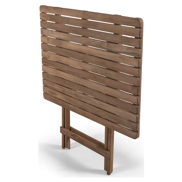 Barış Ahşap Ahşap Katlanır Masa Balkon Bahçe Teras Masası - 60 X 80 Cm - Görsel 4