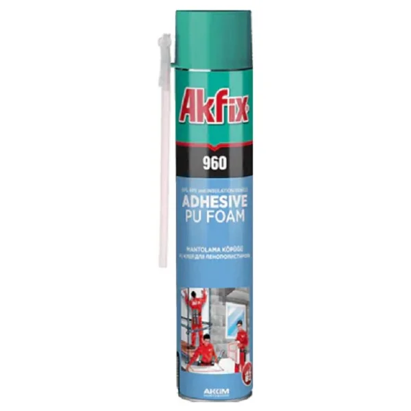 Akfix 960 Pipetli Mantolama 850 Gr Poliüretan Köpük - Görsel 2