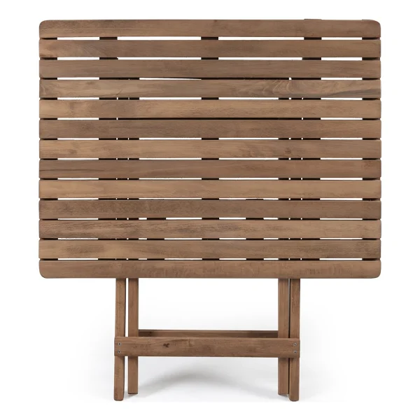 Barış Ahşap Ahşap Katlanır Masa Balkon Bahçe Teras Masası - 60 X 80 Cm - Görsel 3
