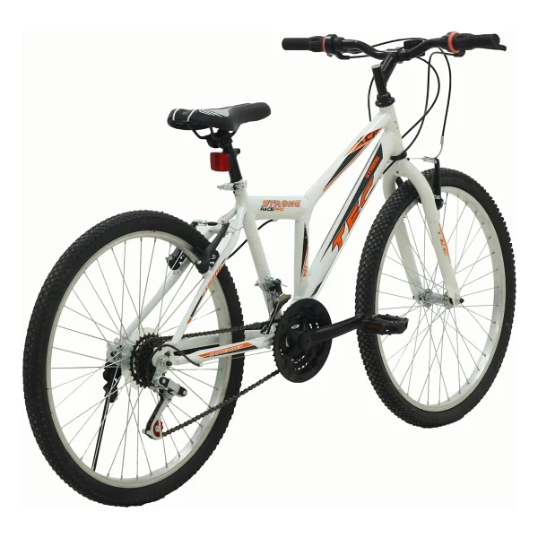 Belderia Tec Strong 26" Jant 21 Vites V-Fren Beyaz-Turuncu Dağ Bisikleti - Beyaz - Turuncu - Görsel 2
