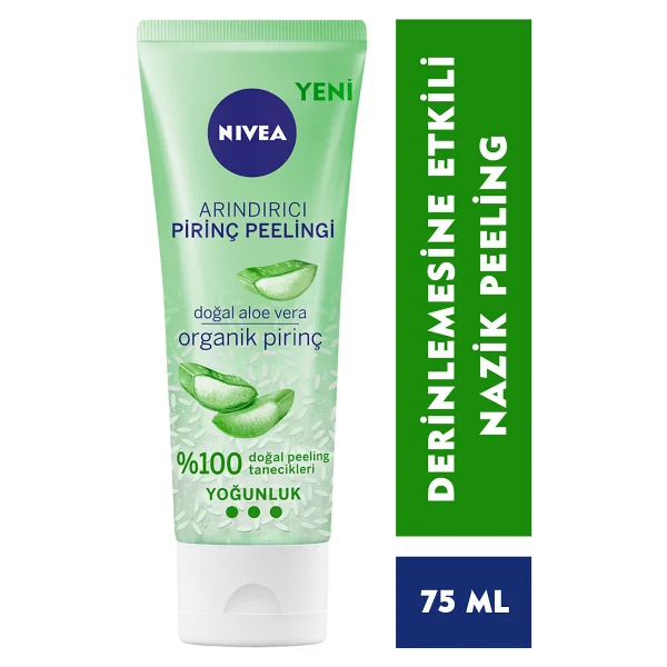 Nivea Arındırıcı Aloe Vera 75 Ml Pirinç Peelingi - Görsel 2