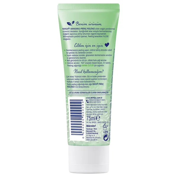 Nivea Arındırıcı Aloe Vera 75 Ml Pirinç Peelingi - Görsel 3