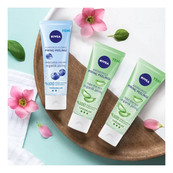 Nivea Arındırıcı Aloe Vera 75 Ml Pirinç Peelingi - Görsel 5