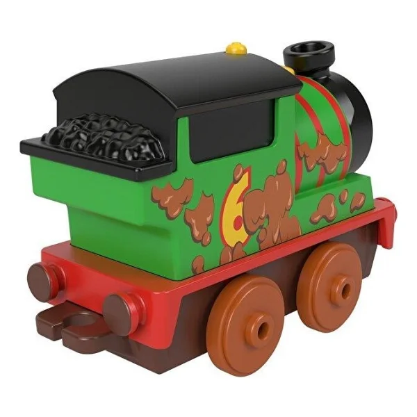 Thomas Ve Arkadaşları Küçük Tekli Tren Çamurlu Percy Hhn36 - Görsel 4