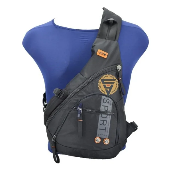 Ççs 51279 Bodybag Su Geçirmez Sırt Ve Göğüs Çantası Siyah - Görsel 2