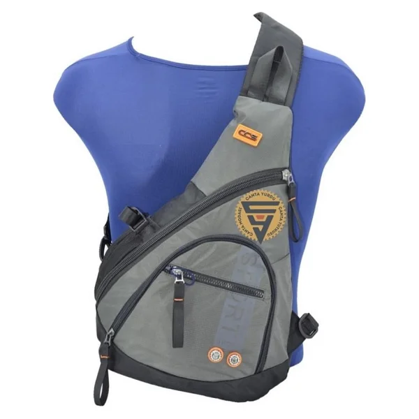 Ççs 51279 Bodybag Su Geçirmez Sırt Ve Göğüs Çantası Gri - Görsel 3