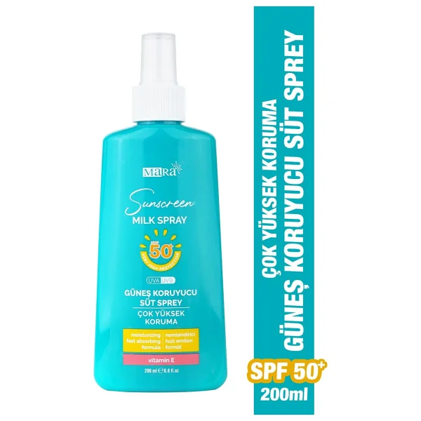 Mara Çok Yüksek Koruma Güneş Koruyucu Süt Sprey Spf 50+ 200 ml - Görsel 6