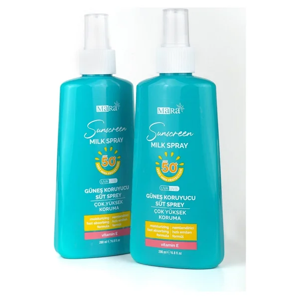Mara Çok Yüksek Koruma Güneş Koruyucu Süt Sprey Spf 50+ 200 ml - Görsel 8