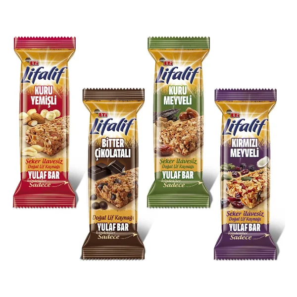 Eti Lifalif Kırmızı Meyveli Yulaf Bar 35 Gr 6'lı - Görsel 4