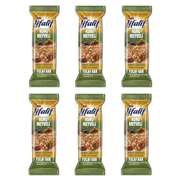 Eti Lifalif Kuru Meyveli Yulaf Bar 35 Gr 6'lı - Görsel 2