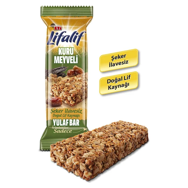 Eti Lifalif Kuru Meyveli Yulaf Bar 35 Gr 6'lı - Görsel 3