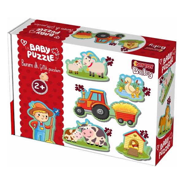Diytoy Baby Puzzle Çiftlik Hayvanları - Görsel 4
