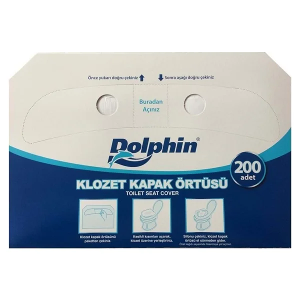 Dolphin Klozet Kapak Örtüsü 200'lü - Görsel 2