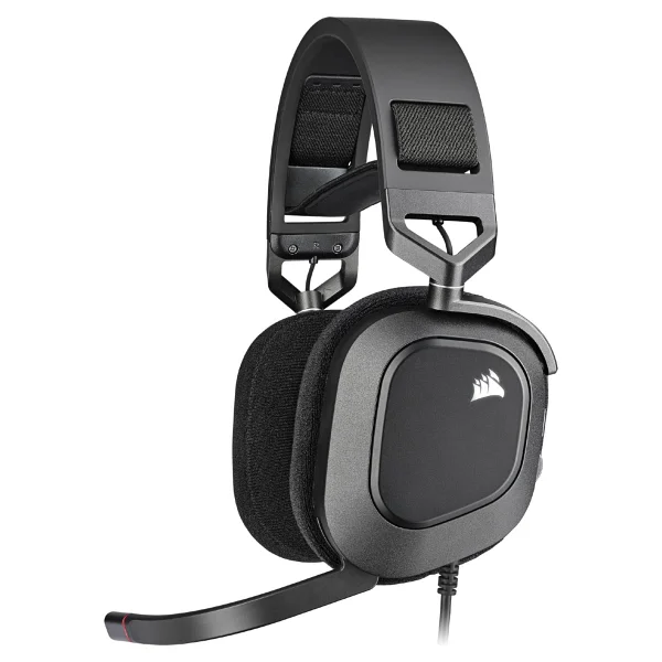 Corsair Hs80 RGB USB Ca-9011237-Eu Siyah 7.1 Kablolu Kulak Üstü Oyuncu Kulaklığı - Görsel 5