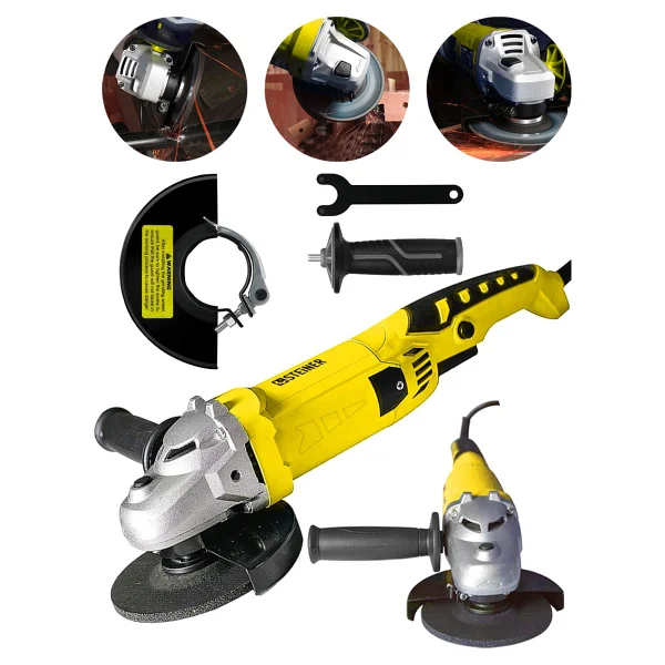 Steiner Alman 3000 W 6 Kademe Devir Ayarli Sjs Metal Şanzıman Demir Metal Kesme Taşlama Makinesi 125 Mm - Görsel 3