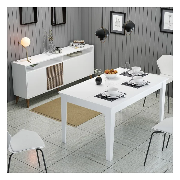 Variant Mobilya Variant Milan Yemek Odası Takımı - Ceviz / Siyah Mermer - Ceviz - Antrasit - Görsel 10