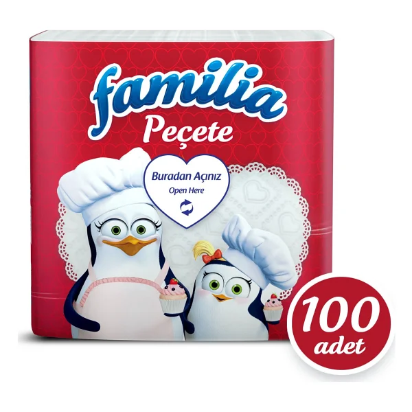 Familia 100'lü Kağıt Peçete - Görsel 4