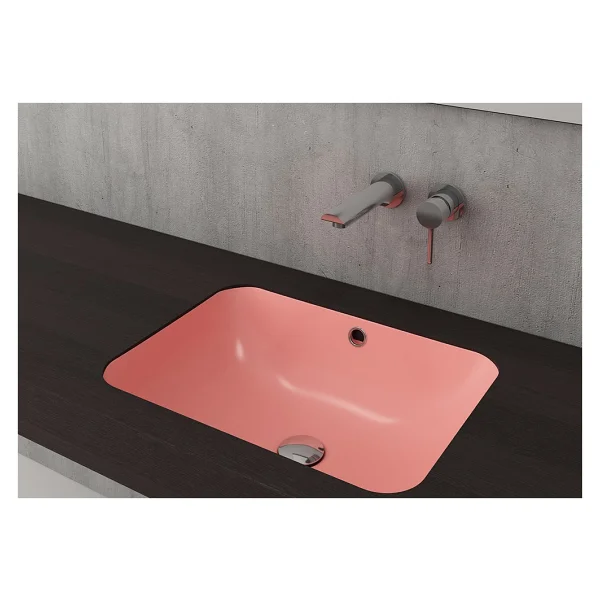 Bocchi Scala 1006-012-0125 55 Cm Parlak Turuncu Tezgah Altı Lavabo - Görsel 4