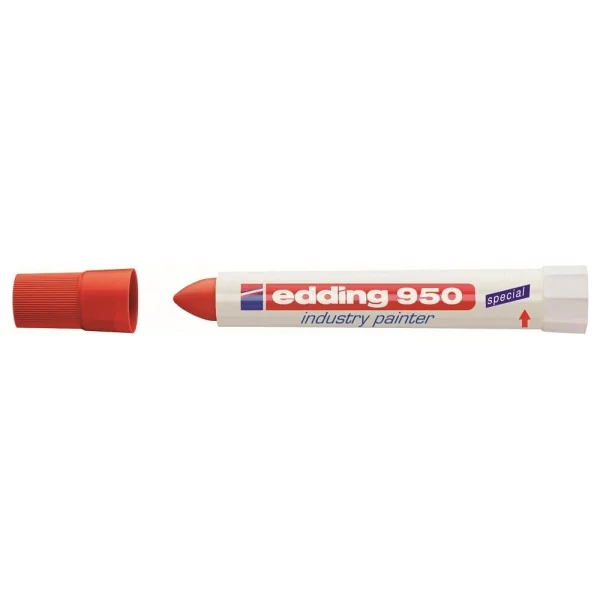Edding 950 Kırmızı Endüstri Marker Kalemi - Görsel 4