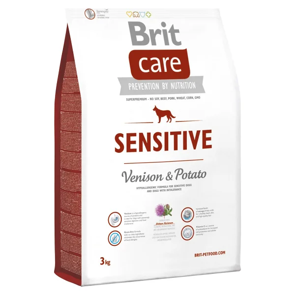 Brit Care Sensitive Tahılsız Geyik Etli 3 Kg Yetişkin Köpek Maması - Görsel 2