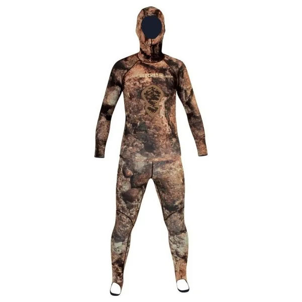 Beuchat Rashguard Rocksea Trigocamo Ceket Başlık Ve Göğüs Pedli + Pantolon - Siyah - XS - Görsel 4