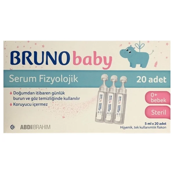 Bruno Baby 5 Ml 20'li Flakon Serum Fizyolojik - Görsel 6